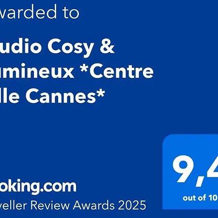 Cosy & Lumineux *centre Cannes* Daire